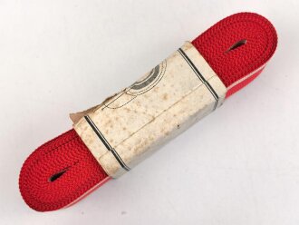 Ordensband zur NSDAP Dienstauszeichnung in gold. Breite 30mm, sie erhalten je 15cm von der Rolle abgeschnitten