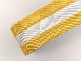 Ordensband zum Schlesischer Adler 2. Stufe. Breite 30mm, sie erhalten jeweils 15cm von der Rolle abgeschnitten