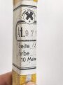 Bündel Ordensband für die Bandspange zum Schlesischer Adler 2. Stufe. Breite 15mm, in der originalen Banderole, laut dieser 10 Meter