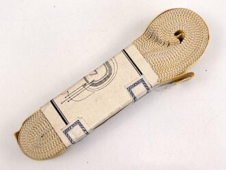 Bündel Ordensband für die Bandspange zum Schlesischer Adler 2. Stufe. Breite 15mm, in der originalen Banderole, laut dieser 10 Meter