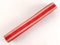 Ordensband zur Bandspange der NSDAP Dienstauszeichnung in gold. Breite 15mm, sie erhalten je 10cm von der Rolle abgeschnitten