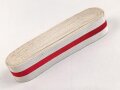Spanien, Ordensband zum Rot Kreuz Verdienstorden. Breite 30mm, sie erhalten je 15cm von der Rolle abgeschnitten