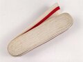 Spanien, Ordensband zum Rot Kreuz Verdienstorden. Breite 30mm, sie erhalten je 15cm von der Rolle abgeschnitten