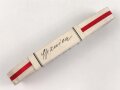 Spanien, Bündel Ordensband für die Bandspange zum Rot Kreuz Verdienstorden. Breite 15mm, in der originalen Banderole, laut dieser 10 Meter