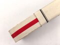 Spanien, Bündel Ordensband für die Bandspange zum Rot Kreuz Verdienstorden. Breite 15mm, in der originalen Banderole, laut dieser 10 Meter