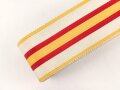 Spanien, Ordensband zur Militärverdienstmedaille . Breite 30mm, sie erhalten je 15cm abgeschnitten