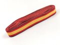 Spanien, Ordensband für die Bandspange zur Medalla de la Campana 1936-1939. Breite 15mm, sie erhalten je 10cm von der Rolle abgeschnitten