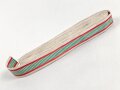 Ungarn, Ordensband zur Bandspange der Kriegs Erinnerungsmedaille 1914-1918. Breite 15mm, sie erhalten je 10 cm von der Rolle abgeschnitten