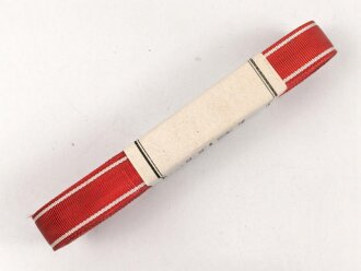 Finnland, Bündel Ordensband für die Bandspange zum Freiheitskreuz. Breite 15mm, in der originalen Banderole, laut dieser 10 Meter