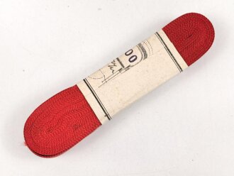 Finnland, Bündel Ordensband für die Bandspange zum Freiheitskreuz. Breite 15mm, in der originalen Banderole, laut dieser 10 Meter