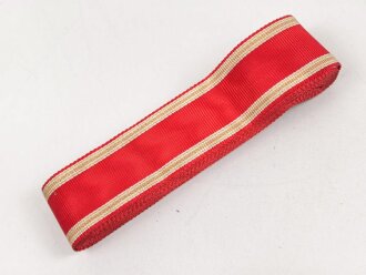 Ordensband zur NSDAP Dienstauszeichnung in gold. Breite 25mm, sie erhalten je 15cm von der Rolle abgeschnitten