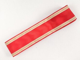 Ordensband zur NSDAP Dienstauszeichnung in gold. Breite...