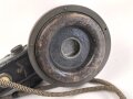 1.Weltkrieg, eiserner Armeefernsprecher  in gutem Gesamtzustand. Ungereinigtes Stück