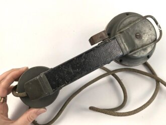 1.Weltkrieg, Handapparat zum Feldfernsprecher 16 Typ B, Guter Zustand, ungereinigt