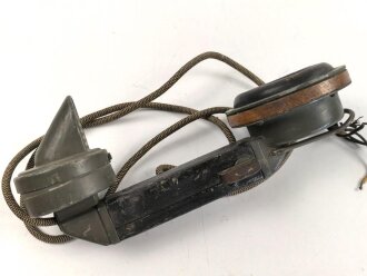 1.Weltkrieg, Handapparat zum Feldfernsprecher 16 Typ B, Guter Zustand, ungereinigt