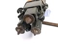 Gestell für Optik Reichswehr und frühe Wehrmacht, passend für Scherenfernrohr, Richtkreis, K-Blink.., Lichtsprechgerät. Guter Zustand, überlackiertes Stück, der oberste Teil lässt sich nicht ausziehen ( leicht verzogen und verbogen )
