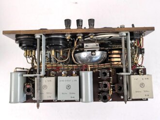 Messbrücke für Freileitungen, Ln 19020. Originallack, Deckel zugehörig, Funktion nicht geprüft
