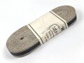 Ordensband für die Bandspange zum Treuekreuz Freikorps von Neufville , Breite 15mm, in der originalen Banderole, laut dieser 10 Meter