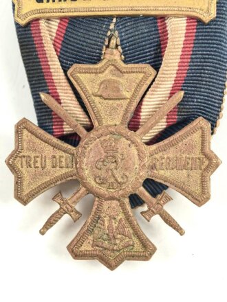 Erinnerungskreuz , Treu dem " Garde Grenadier Regiment" an Einzelspange
