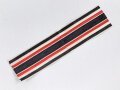 Ordensband für die Deutsche Ehrendenkmünze des Weltkrieges. Breite 30mm, Länge 12cm