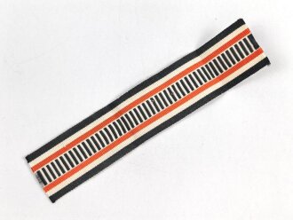 Ordensband zum Kriegsehrenkreuz mit Schwertern Ehrenbund Deutscher Weltkriegsteilnehmer e.V.. Breite 30mm, Länge 14cm