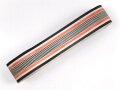Ordensband zum Kriegsehrenkreuz mit Schwertern Ehrenbund Deutscher Weltkriegsteilnehmer e.V.. Breite 25mm, sie erhalten je 15cm von der Rolle abgeschnitten