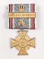 Bayern, Mitgliedsabzeichen Verein ehemaliger Angehöriger im Infanterie Regiment 15. Das Band ist auf einem Stück neuzeitlichen Karton befestigt