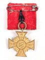 Bayern, Mitgliedsabzeichen Verein ehemaliger Angehöriger im Infanterie Regiment 15. Das Band ist auf einem Stück neuzeitlichen Karton befestigt