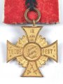 Bayern, Mitgliedsabzeichen Verein ehemaliger Angehöriger im Infanterie Regiment 15. Das Band ist auf einem Stück neuzeitlichen Karton befestigt