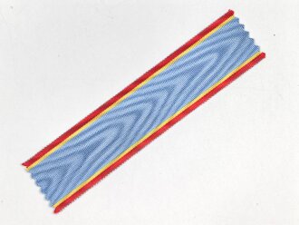 Mecklenburg Schwerin, Ordensband zum Militär Verdienstkreuz. Breite 35mm, Länge 15cm