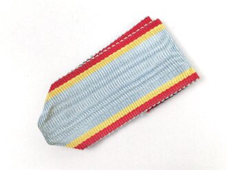Mecklenburg Schwerin, Ordensband zum Militär Verdienstkreuz. Breite 25mm, Länge 15cm