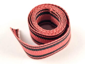 Württemberg, Ordensband für eine Bandspange unter anderem für die silberne Karl Olga Medaille . Breite 15mm, Länge 30cm