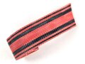 Württemberg, Ordensband für eine Bandspange unter anderem für die silberne Karl Olga Medaille . Breite 15mm, Länge 30cm