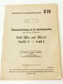 "Störungsbeseitigung an FL-Bordfunkgeräten" 1941, 12 Seiten plus Anlagen, DIN A5, komplett