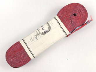 Württemberg, Bündel Ordensband für eine Bandspange zur Dienstauszeichnung. Breite 15mm, in der originalen Banderole, laut dieser 10 Meter