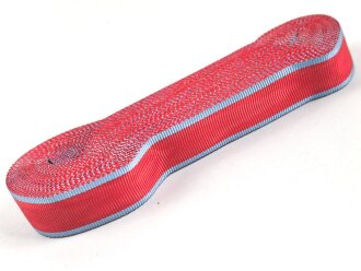 Württemberg,  Ordensband für eine Bandspange zur Dienstauszeichnung. Breite 15mm, sie erhalten je 10cm von der Rolle abgeschnitten