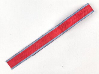 Württemberg,  Ordensband für eine Bandspange zur Dienstauszeichnung. Breite 15mm, Länge 26cm, angeschmutzt