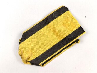 Württemberg,  Ordensband  zur Militärverdienstmedaille. Breite 35mm, Länge 12cm