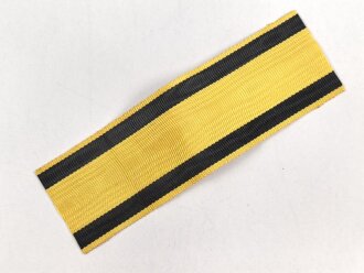 Württemberg,  Ordensband  zur Militärverdienstmedaille. Breite 30mm, Länge 9cm