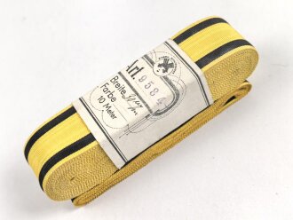 Württemberg,  Ordensband  zur Militärverdienstmedaille. Breite 30mm, sie erhalten je 15cm von der Rolle abgeschnitten