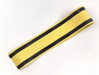 Württemberg,  Ordensband  zur Militärverdienstmedaille. Breite 30mm, Länge 23cm