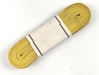 Württemberg, Bündel  Ordensband  zur Bandspange der Militärverdienstmedaille. Breite 15mm, in der originalen Banderole, laut dieser 10 Meter