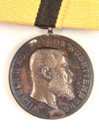 Württemberg Silberne Militärverdienstmedaille...