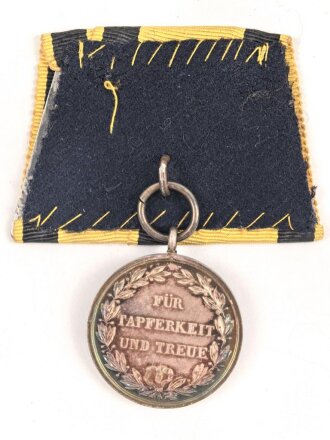 Württemberg Silberne Militärverdienstmedaille König Wilhelm II. 1892 - 1918, an Einzelspange