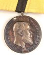 Württemberg Silberne Militärverdienstmedaille König Wilhelm II. 1892 - 1918, an Einzelspange