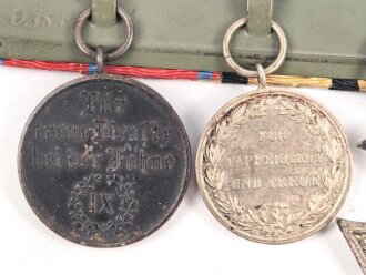 Württemberg , Ordenspange eines tapferen Weltkriegsteilnehmers