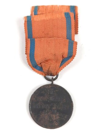 Württemberg Dienstauszeichnung Medaille für IX Dienstjahre, am Band