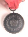 Württemberg Dienstauszeichnung Medaille für IX Dienstjahre, am Band