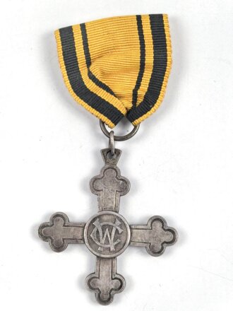Württemberg, Charlottenkreuz 1916 in Silber am Band