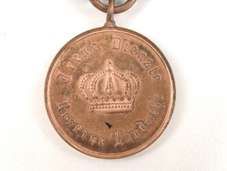 Preussen, Landwehr Dienstauszeichnung 2.Klasse 1913, am Band